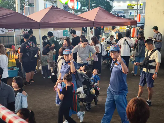 お祭り風景の思い出写真 2