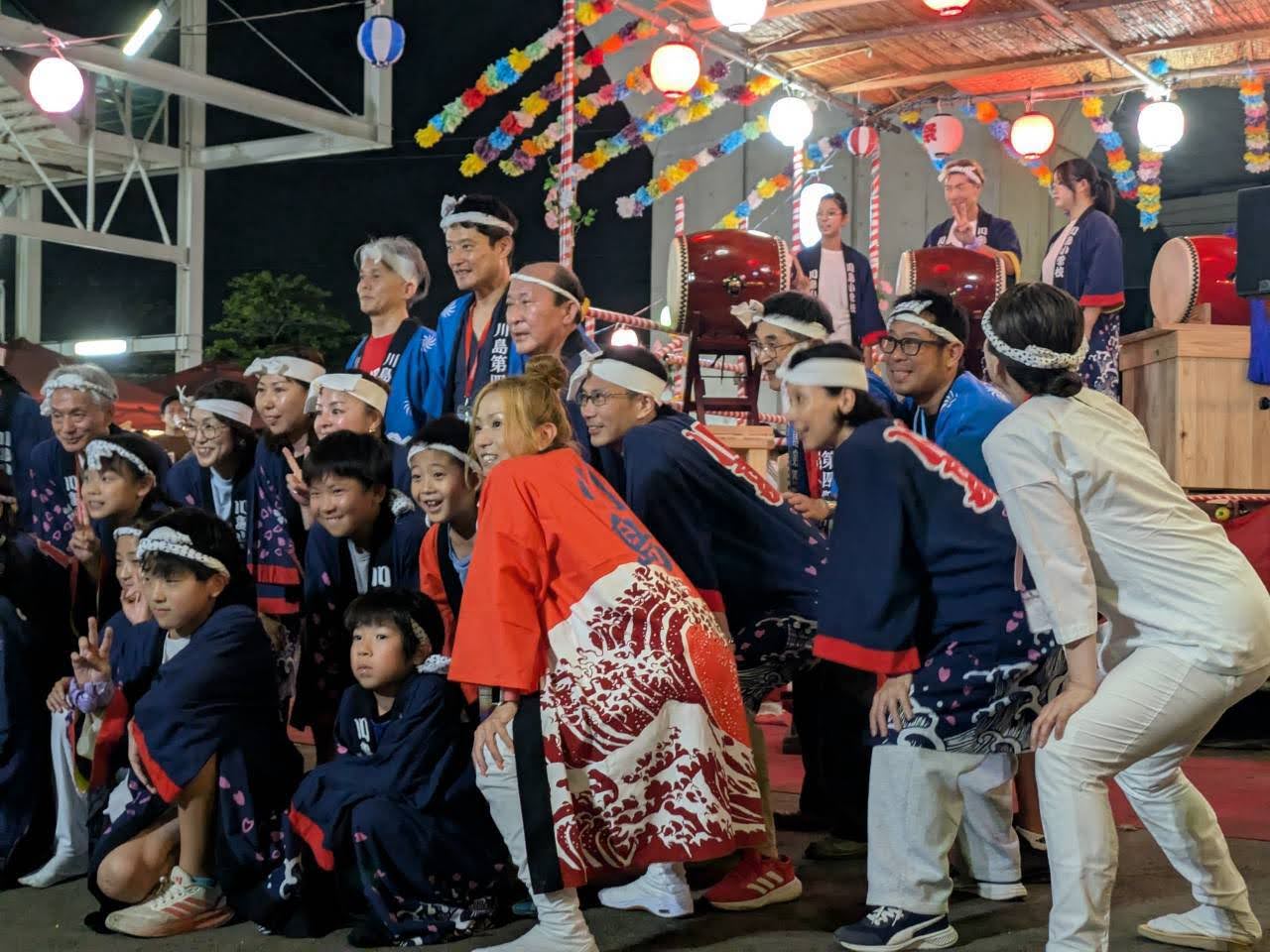 川島囃子の皆さん