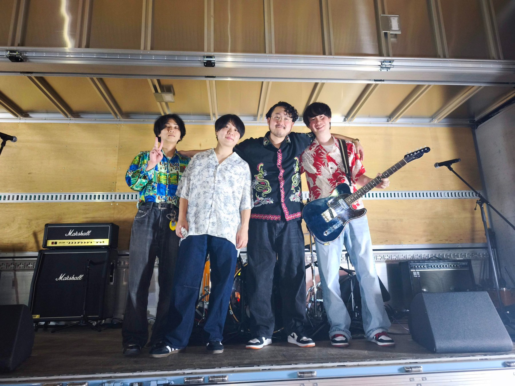 9月12日宵宮のバンド出演者の様子